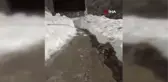 Kar kalınlığının 4 metreyi bulduğu yayla yolu açıldı