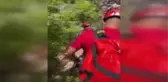 Kayalıklarda mahsur kalan tatilcileri jandarma kurtardı