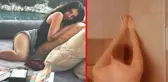 Tatile giden Aygün Aydın, duş aldığı sırada çektiği videoyu sosyal medya hesabından paylaştı