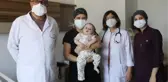 AYNI ANDA 3 AMELİYAT GEÇİREN 10 AYLIK YILMAZ BEBEK, SAĞLIĞINA KAVUŞTU