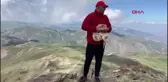 IĞDIR TEKELİ DAĞI'NIN ZİRVESİNE TIRMANIP, ERDOĞAN VE BAKAN SOYLU'YA DESTEK VERDİLER
