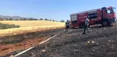 Manisa'da 20 dönüm arpa ekili alan küle döndü