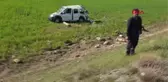 HAFİF TİCARİ ARAÇ ŞARAMPOLE DEVRİLDİ 5 YARALI
