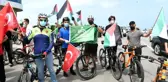 Kudüs için pedalladılar