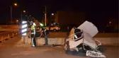 KAZA SIRASINDA ARAÇTAN FIRLAYIP, 7 METRE YÜKSEKLİKTEN ALT GEÇİDE DÜŞEN SÜRÜCÜ ÖLDÜ