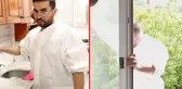 Sunucu Kadir Ezildi, cam silerken yere düştü! Kahkahayı duyan ekip derin bir nefes aldı