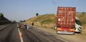 TIR'ın çarptığı motosikletli sepete fırlayıp, öldü