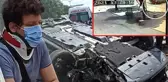 Oyuncu İlker Aksum, motosiklete çarpmamak için manevra yapınca takla atmış