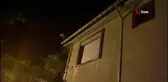 Yangın çıkan evden yaşlı kadını komşuları kurtardı