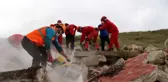 Gönüllülerin desteği ile tatbikat