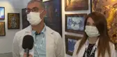 SAĞLIK ÇALIŞANLARI, ATÖLYEYE ÇEVİRDİKLERİ YOĞUN BAKIM ODASINDA ÇİZDİKLERİ RESİMLERİ SERGİLİYOR