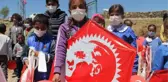 KÖYDE, ORTAOKULUN TEMELİ ATILDI; ÇOCUKLAR UÇURTMALARI GÖKYÜZÜNE SALDI
