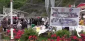 Kavşağın ortasına açılan sergi renkli görüntülere sahne oldu