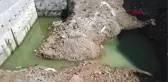 KAĞITHANE'DE 10 YAŞINDA ÇOCUĞUN BOĞULDUĞU İNŞAAT ALANINDAKİ GÖLET HAVADAN GÖRÜNTÜLENDİ