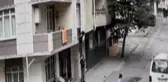 AVCILAR'DA BASTIĞI KİRİŞ KIRILAN HIRSIZ 2 METREDEN AŞAĞI BÖYLE DÜŞTÜ