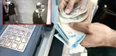 ATM'deki açığı fark eden 4 uyanık, 625 bin liralık vurgun yaptı