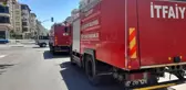 Belediye otobüsünde çıkan yangın korkuttu