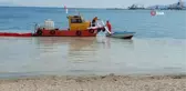 Yeniden salya ile kaplanan Tekirdağ kıyılarında temizleme çalışmaları başlatıldı