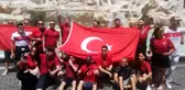 Türk taraftarlar stada giriş yaptı