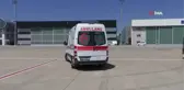 Minik Nura İsa'nın ambulans uçakla sağlığa yolculuğu