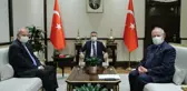Son dakika haber | Cumhurbaşkanı Yardımcısı Oktay, ATO Başkanı Baran ile ASO Başkanı Özdebir'i kabul etti