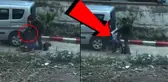 Maganda, haciz için gelen avukatı yere yatırıp kafasına silah dayadı