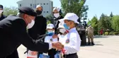 Minik öğrencilerden jandarmaya anlamlı ziyaret