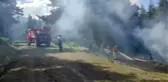 KASTAMONU - Çıkan yangında bir ev ve ahır zarar gördü