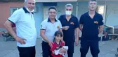 Kuyuya düşen kediyi itfaiye kurtardı