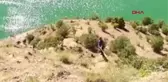 TUNCELİ KURTTAN KAÇIP UÇURUMDA MAHSUR KALAN KEÇİYİ AFAD EKİBİ KURTARDI