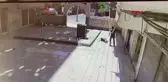 TARTIŞTIĞI KİŞİ SİLAH ÇEKİNCE 7'NCİ KATTAN ATLADI; O ANLAR KAMERADA