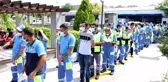 Bahçelievler'de seyyar aşı uygulaması ile sahada çalışan belediye personelleri aşı oldu