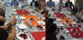 İlçe toplantısında Türk Bayrağı'nın üzerinde yemek yenmesi büyük tepki çekmişti! AK Partili başkan özür diledi