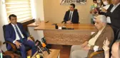 AFYONKARAHİSAR- Cumhuriyet Başsavcısı Çelenk, Afyon Gazeteciler Cemiyetini ziyaret etti