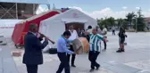 Taraftar grubundan aşı uygulamasına davul zurnalı destek