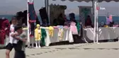 Edremitli kadınlar el emeklerini kent meydanında sergiledi