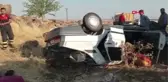ŞANLIURFA SİVEREK'TE OTOMOBİL ŞARAMPOLE DEVRİLDİ: 1 ÖLÜ, 3 YARALI