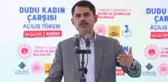 Çevre ve Şehircilik Bakanı Murat Kurum, Akşehir'de Dudu Kadın Çarşısı'nın açılışına katıldı