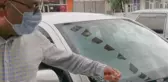 DOLU YAĞDI, OTOMOBİLLER ZARAR GÖRDÜ