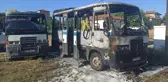 KIRIKKALE - Park halindeki 2 minibüste yangın çıktı