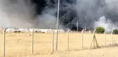 Çadırkentte yangın, bölgeye çok sayıda ekip sevk edildi