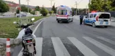 Motosiklet ile otomobil çarpıştı; 1 yaralı