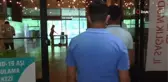 Gaziantep'te AVM'de, kırsalda, fabrikada aşılama