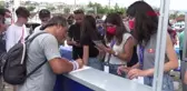 Trabzon'da yağlı direkte kıran kırana yarış