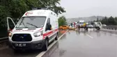 SAPANCA'DA KAMYON İLE TAKSİ ÇARPIŞTI: 6 YARALI