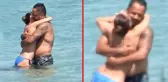 Burçin Terzioğlu ile sevgilisi Umut Duygu, denizde sarmaş dolaş görüntülendi