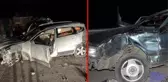 Freni boşalan kamyon sürücüsü, konvoya çarpmamak için direksiyonu kırarak faciayı önledi