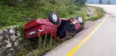 Kastamonu'da aynı bölgede iki araç tarlaya uçtu: 2 yaralı