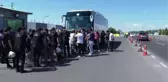 Tazminatlarını alamadıkları gerekçesiyle eylem yapan maden işçileri bakanlık yetkilileriyle görüştü