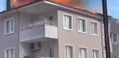 Son dakika... (Ümraniye'de 10 katlı binanın çatısında yangın